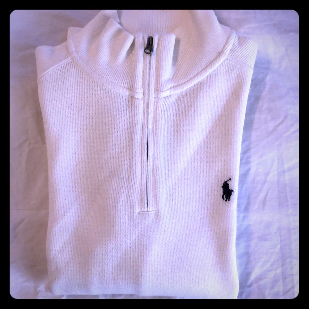 M (10-12) Ralph Lauren Half Zip Sweater